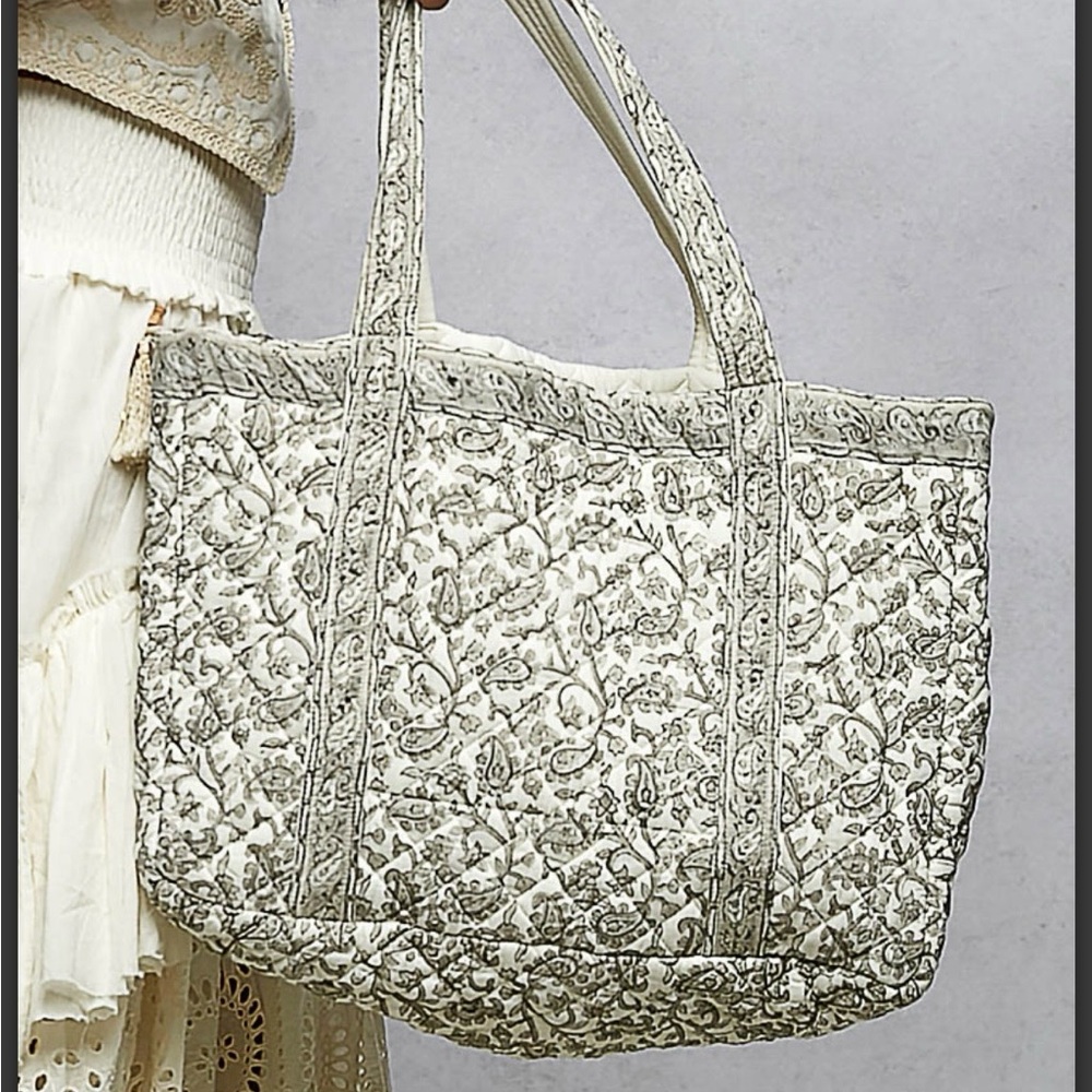 Pol Gray Patterned Shoulder Bag - image 2